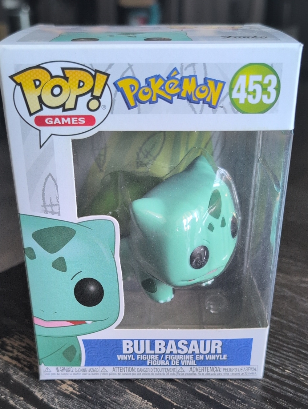 Funko Bulbasaur Pop! Vinyl Figure in Mint Green with Dark Green Spots